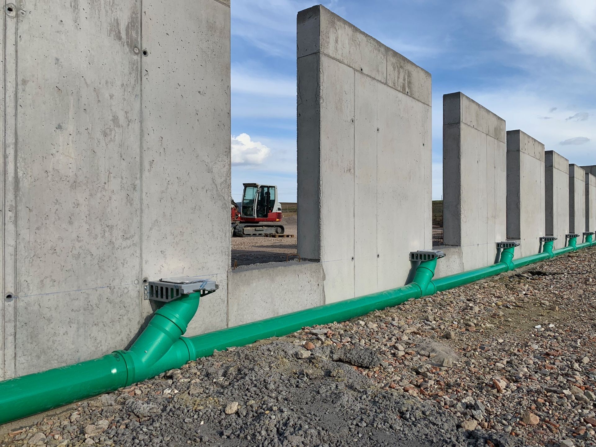 equine suction manure ports installed 